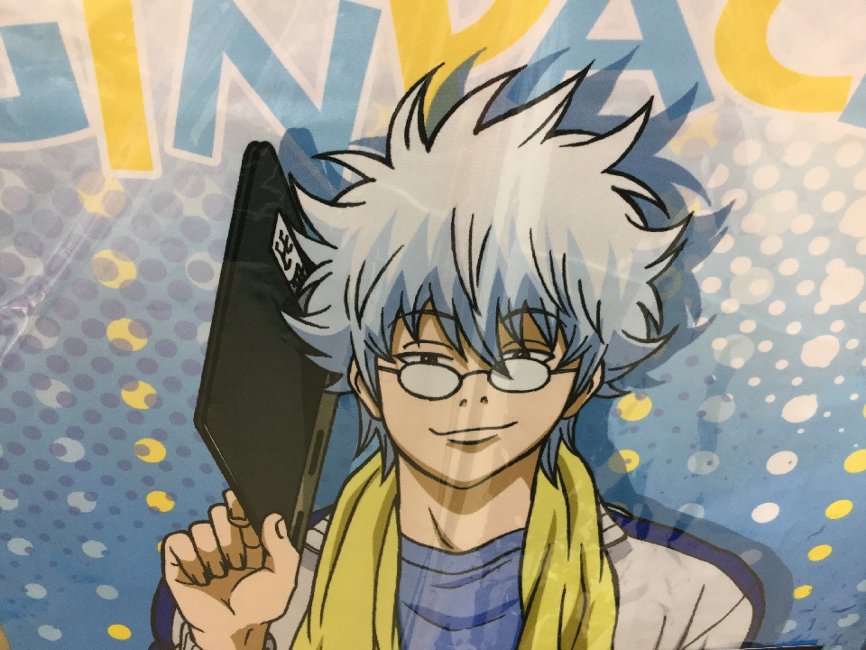 入荷情報】#銀魂 等身サイズタペストリー 銀魂高校 #銀八先生 #土方