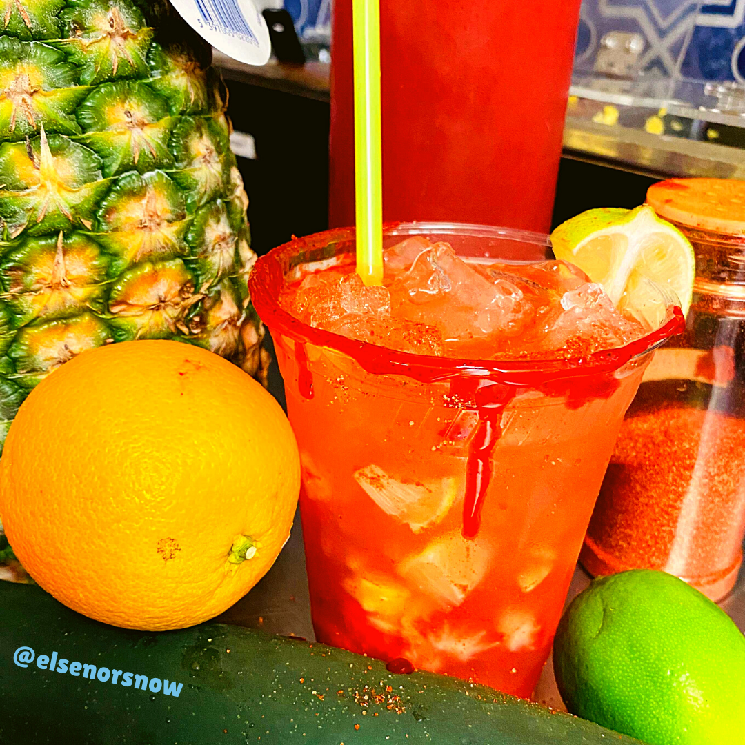 elsenorsnow's tweet photo. You'll say, "aaaaah" when you take the first sip of the zesty, tangy, and refreshing Rusa 😛 Squirt Soda, Fresh Pineapples🍍 and Oranges 🍊, Chamoy Chili Powder, Tamarind Stick, and Ice🧊
#rusa #foodieofsanantonio #bestofsa #mexicanfoodlover #mexicansnacks #purosanantonio https://t.co/KduWKYx6ex
