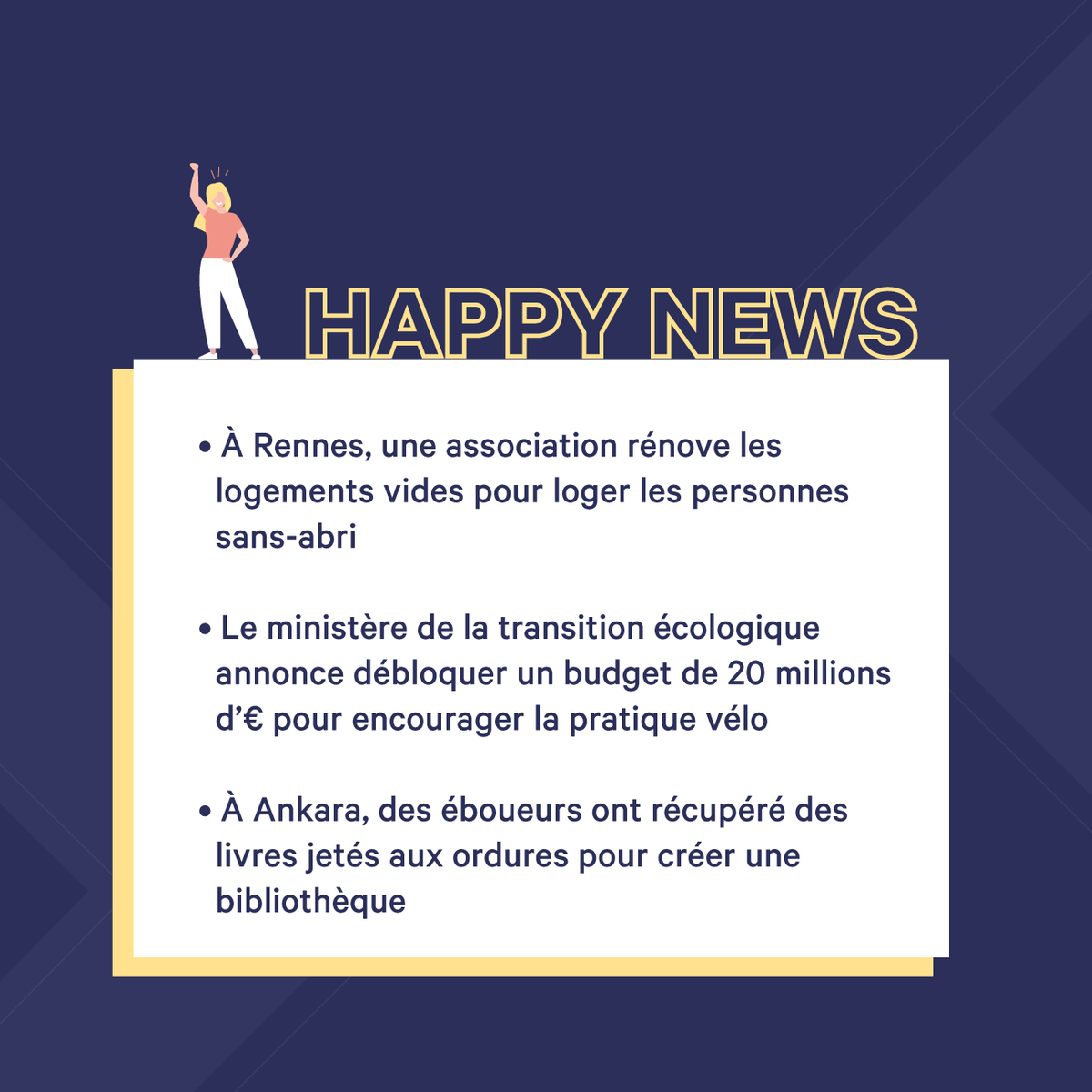 Quelques bonnes nouvelles en cette belle semaine d'été 🌞