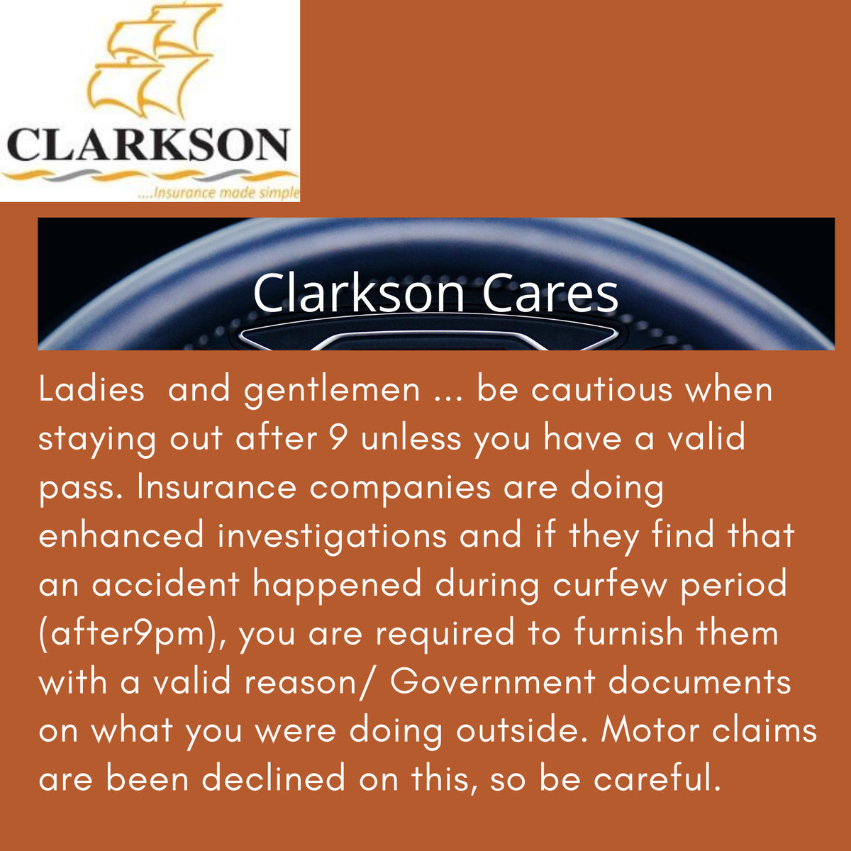Clarkson Insurance Brokers Ltd (ClarksonLtd) Twitter