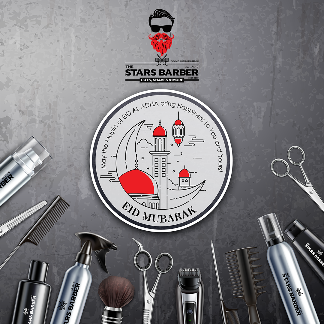 TSBDubai's tweet photo. May the Magic of EID AL ADHA Bring Happiness to You and Yours!  - “EID MUBARAK”

 #thestars #barber #haircut #mydubai #dubai #instahair #hairstyle #instastyle #instago #instafresh #instagood #manicure #pedicure #facial #bodywaxing #bodyshaving #pamper https://t.co/Bg5gBjKZDq
