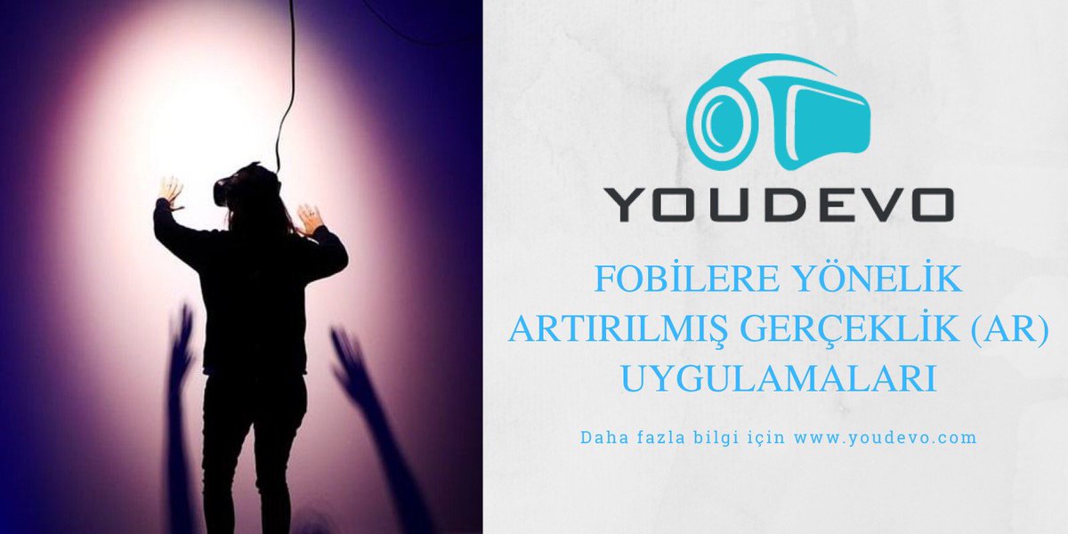 Geliştirdiğimiz Artırılmış Gerçeklik (AR) uygulamaları ile özgül fobilerin geleneksel psikoterapi sürecinde karşılaşılaşılan problemlere teknolojik çözümler sunuyoruz. #youdevo #artırılmışgerçeklik #AR #siberterapiler #psikoterapi #fobi