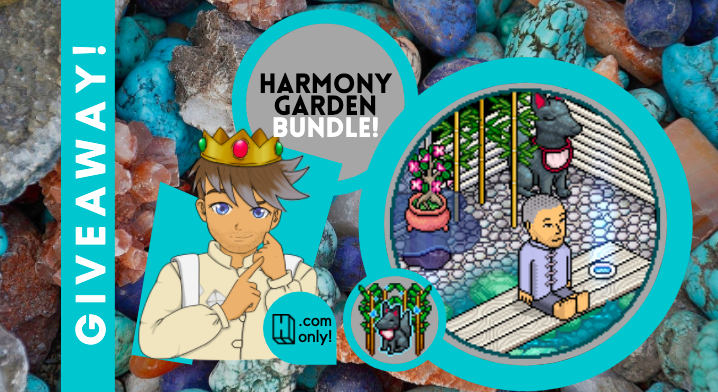 ☮️ #Habbo Giveaway ☮️
1 lucky winner will win a Harmony Garden Bundle! <a href="/Habbo/">Habbo</a> .com only!
💮 Follow <a href="/ChurchleyHabbo/">JamieChurchley</a>
💮 RT this Tweet!
🪨 Winner will be chosen at random 11am BST on the 1st of August! 🪨
💝 Good Luck! There's not long to enter! 💝