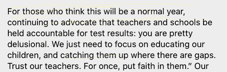 LeAnnSimmerman's tweet photo. Strong words. Thank you @ProEdTN for advocating for educators. “Trust our teachers. For once, put faith in them” ... Preach on @jcbowman !! Please listen @GovBillLee @SchwinnTeach @TNedu @MauryCoSchools https://t.co/CdmxQh6Tc2