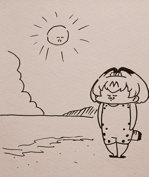 古風な水着のみんみ 