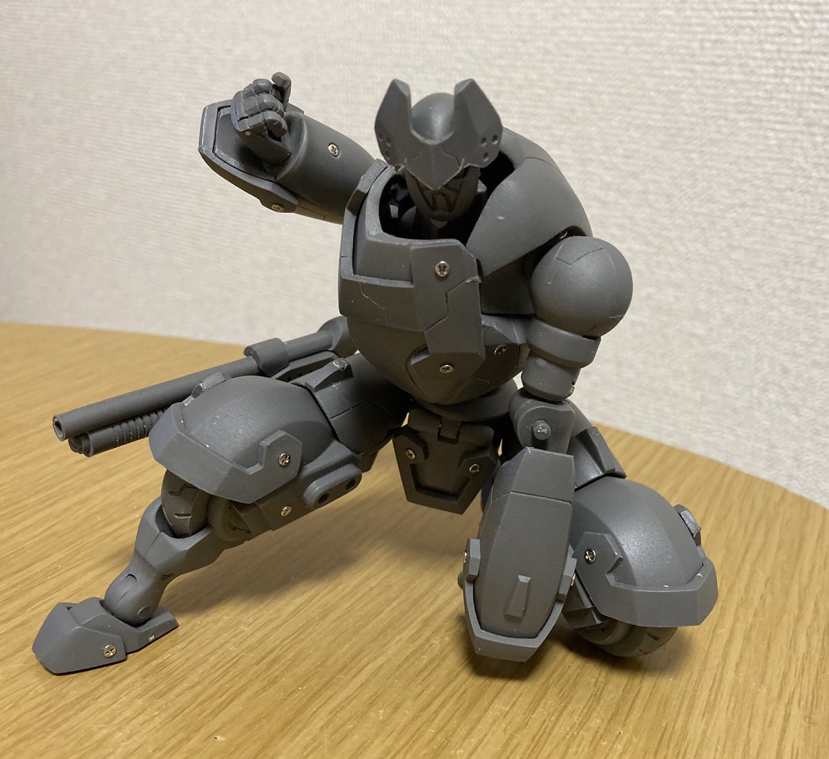 風草 バジルさん バジルの造形魂 Basil0619 のガレージキット 変形バイクロボ ガンディット できたよー