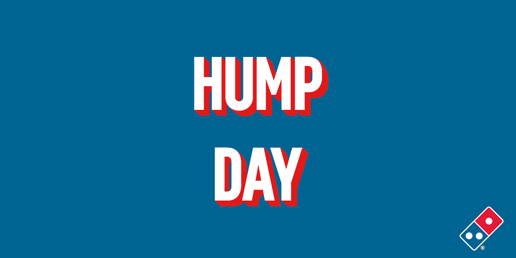 DominosPizzaSK's tweet photo. Happy Hump day! Visit https://t.co/38X5wXrjdu to celebrate😋
#HumpDay #pizzaparty https://t.co/P5OoU0mj2E