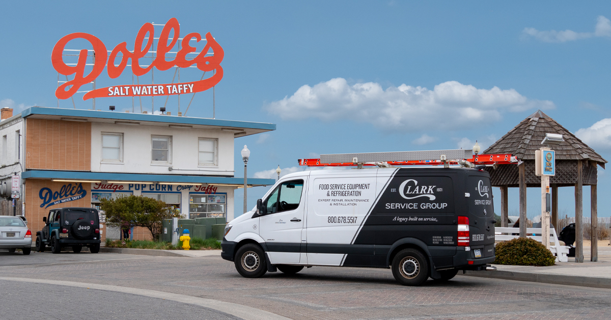 ClarkServiceGrp's tweet photo. Have you made it "down the shore" this summer? Clark Service Group has a team of technicians dedicated to servicing the great restaurants across the Delmarva area. Tell us β what's your favorite shore-side eatery? #GetClarkd #Delaware #Maryland #Vacation https://t.co/VweY1EjSic
