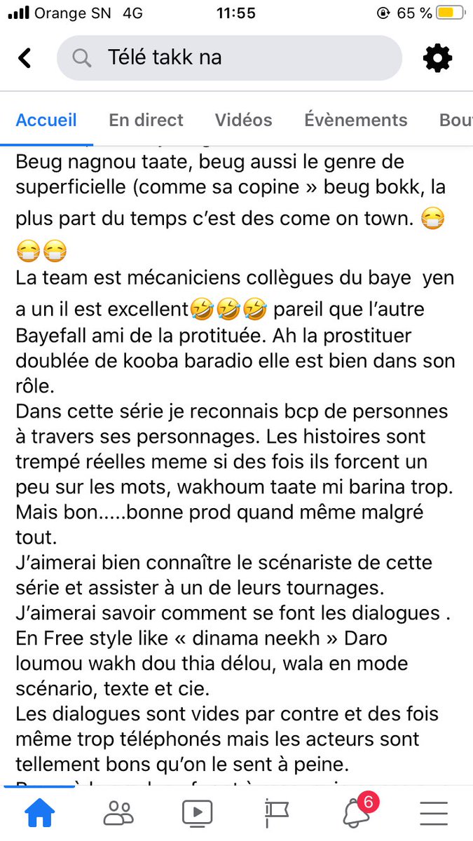 senegalseries's tweet photo. Critiques de la série #infidèles 
@evenprodsenegal doit en tenir compte. 👇🏾 https://t.co/gSJrMQuX8d