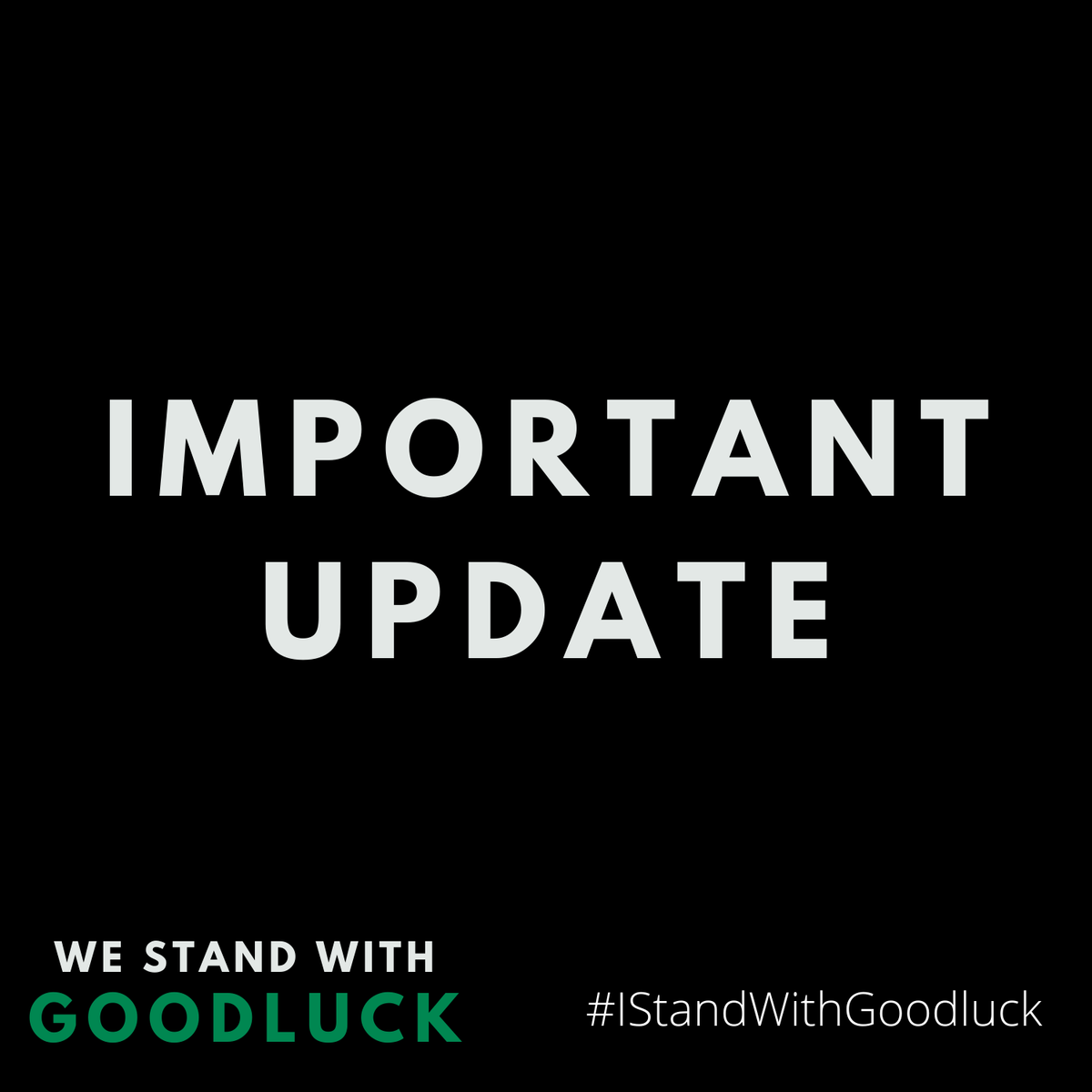 🚨 IMPORTANT UPDATE 🚨: Please read this joint statement from <a href="/StandwGoodluck/">We Stand With Goodluck</a> <a href="/UnisNotBorders/">UnisResistBorders #WearAMask #BordersKillKnowledge</a> &amp; <a href="/USSU/">University of Sussex Students' Union</a> regarding Anugwom Izuchukwu Goodluck’s immigration situation:  sussexstudent.com/news/article/u…