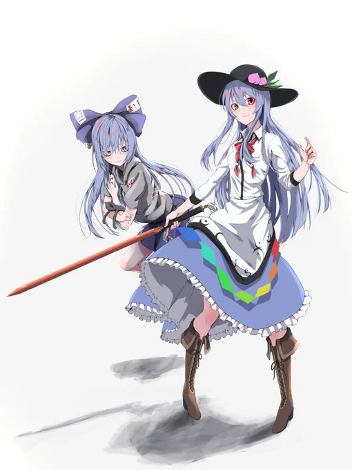 天子と紫苑
#東方Project 