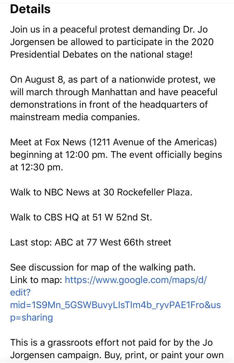 Jo Jorgensen On Twitter Grassroots Supporters Are Working To Get Me On The Debates Stage And They Re Holding Letherspeak Convoy Rallies All Across America On Sat Aug 8 Find One Near You