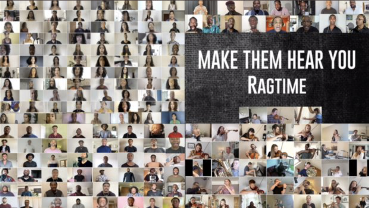 danielletarento's tweet photo. Thank you to all 195 people who gave up their time to record ‘Make Them Hear You’ from Ragtime in memory of #GeorgeFloyd and to raise money for @StopWatchUK.
#BlackLivesMatter 
Please watch, share and donate https://t.co/vp03hjec5c https://t.co/TK5QTmimrl