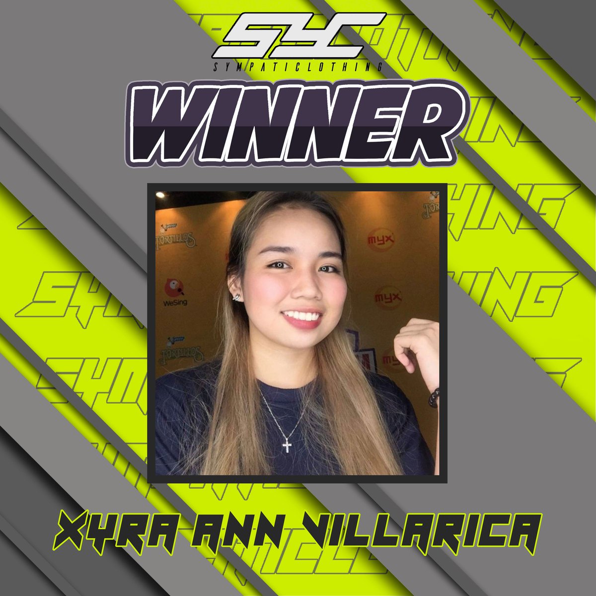 syc_cl's tweet photo. Congratulations ❗Here are the winners on our Biohazard shirt giveaway. Stay tuned for more giveaways, Sympaticos! 💯

FB winner: Xyra Ann Villarica
IG winner: @khyvnln

#1kSympaticos https://t.co/B8ai33T7Ue