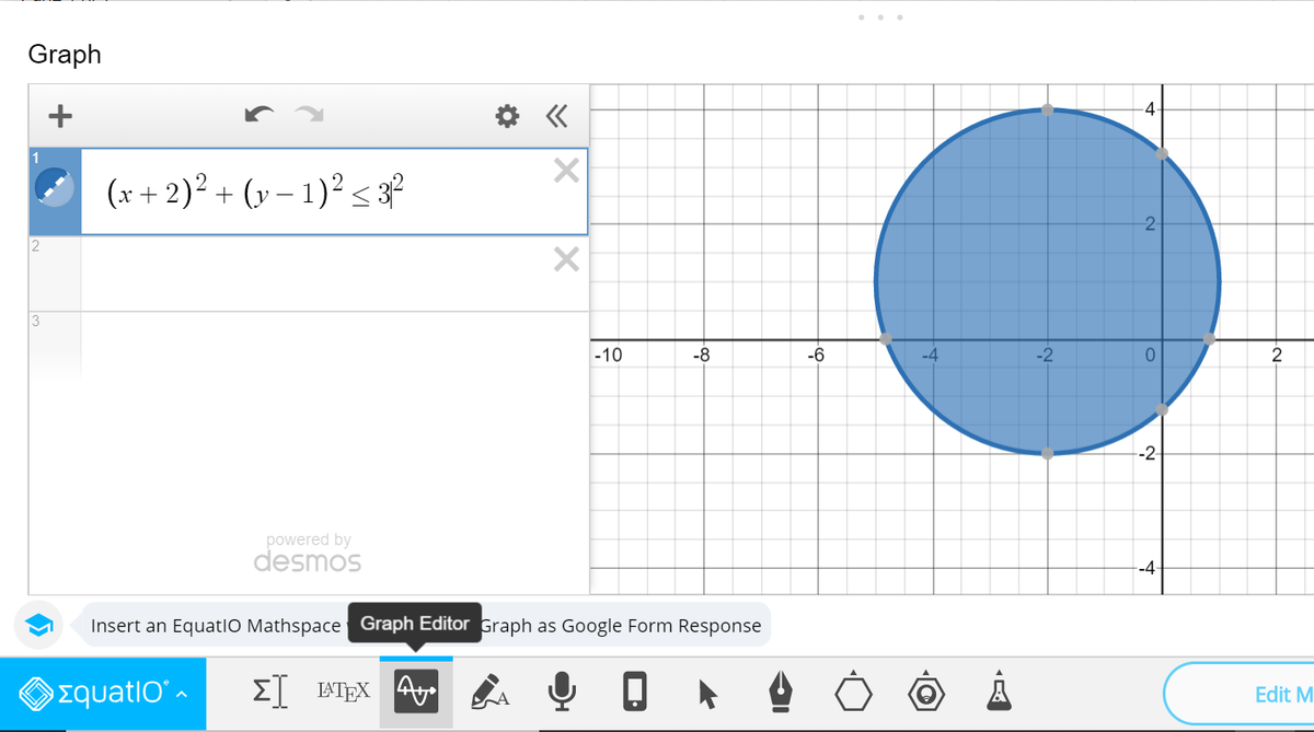 shskaercher's tweet photo. Looking for a way to #makemathdigital? Give #EquatIO by @texthelp a try: https://t.co/VjPDRxZ5S7
☑️Equation Editor
☑️Embedded @Desmos Calculator
☑️Virtual Math manipulatives, science and tech shapes
☑️Mobile Device Input
... and more!
#MTBoS #iteachmath #remotelearning https://t.co/Kq1rwVkCdq