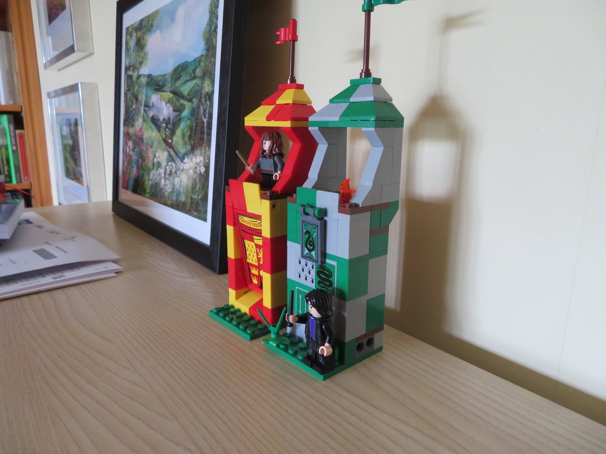 fjd_gough's tweet photo. Following a minor spike in my #anxiety levels yesterday. I decided to spend time constructively starting to build the @LEGO_Group 75956 #HarryPotter Quidditch Match set as a #MindfulMidweek activity 🧱🧹⚡️🧙♂️ https://t.co/gMwj6JEKWt