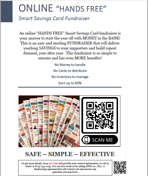 SmartCardTN's tweet photo. SMART CARD FUNDRAISING GOES ONLINE!!!  UP TO 60% PROFIT!!  Safe - Simple - Effective @wcsNES @wcsSES @wcsTSES @wcsTES @WGES_PTA @tennesseepta https://t.co/2Dee4hiImY
