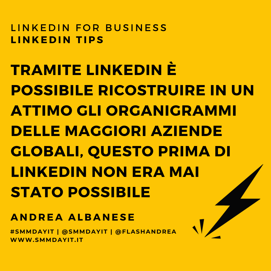 smmdayit's tweet photo. #LinkedinForBusiness #LinkedIntips | Tramite LinkedIn è possibile ricostruire in un attimo gli organigrammi delle maggiori aziende globali, questo prima di LinkedIn non era mai stato possibile
Link al post completo #SMMdayIT
https://t.co/VczcZryBIP https://t.co/TCOqZ9tvJA