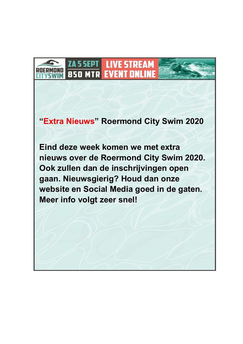 Roermond City Swim (@rmndcityswim) on Twitter photo 