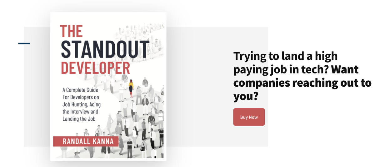 If you want to land a high paying job in tech and companies wanting to hire you, The Standout Developer is a great read, by the fantastic <a href="/RandallKanna/">Randall Kanna Franson</a>.

🔥🔥 I am giving away 2 copies of her book 🔥🔥

All you have to do is to retweet &amp; like this.

randallkanna.com/the-standout-d…