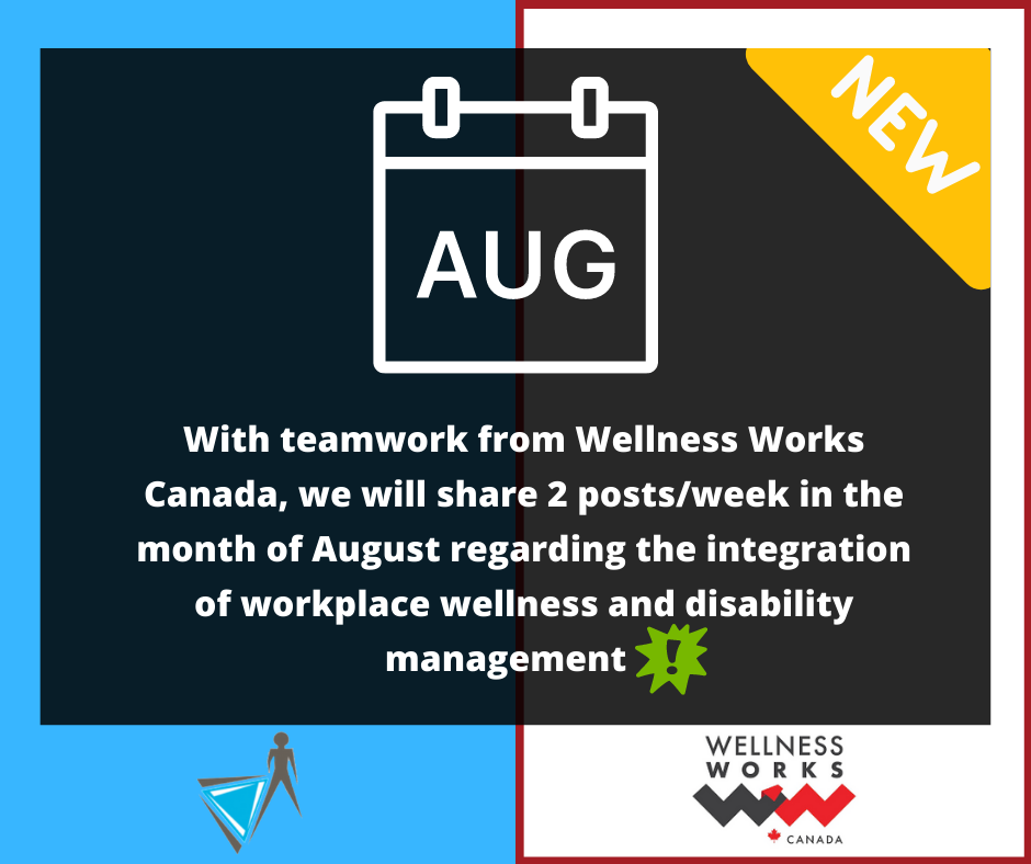 OWHC1's tweet photo. *NEW* We are running an integration campaign (#workplacewellness and #disabilitymanagement) during the month of August! Thanks to our friends from Wellness Works Canada! There will be 10 posts in total (2/week).
#OWHC #WellnessWorksCanada Wellness Works Canada @WellnessWorksCa https://t.co/W1WX7uWTde