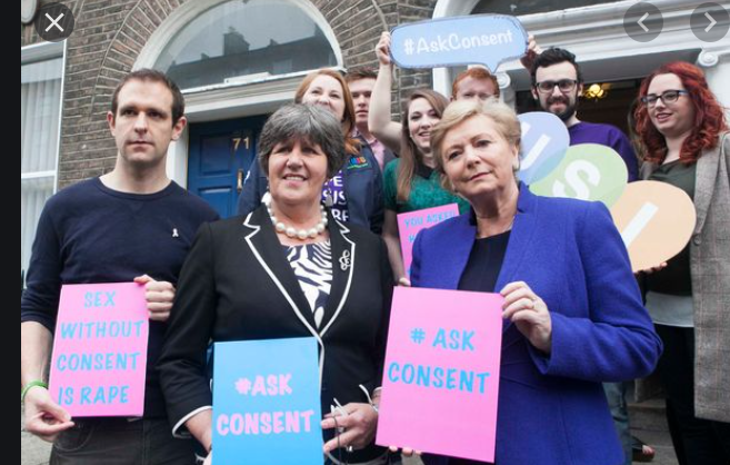 32/  @DublinRCC &  @TheUSI started using the " #AskConsent" hashtag which we thought was good too- and already established