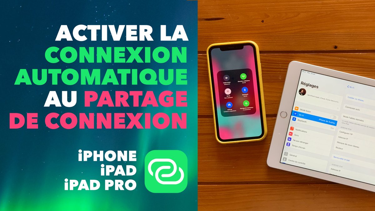 AudreyCouleau's tweet photo. ⭐️ Nouvelle vidéo ⭐️
Pas de Wi-Fi ? Activer la connexion automatique au Partage de connexion sur iPhone, iPad, iPod touch :
⇥ https://t.co/7EKBHR9yyW
#PartageDeCo #4G #PartageDeConnexion #iOS #iPhone #iPad #iPadPro #Tech #HowTo #eLearning #RTisLove 🥰 https://t.co/1F9ZBBnmff