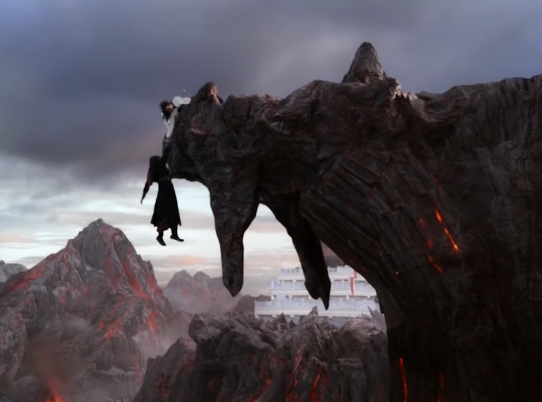 But Lan Wangji catches him.Wei Wuxian: this is not what I planned