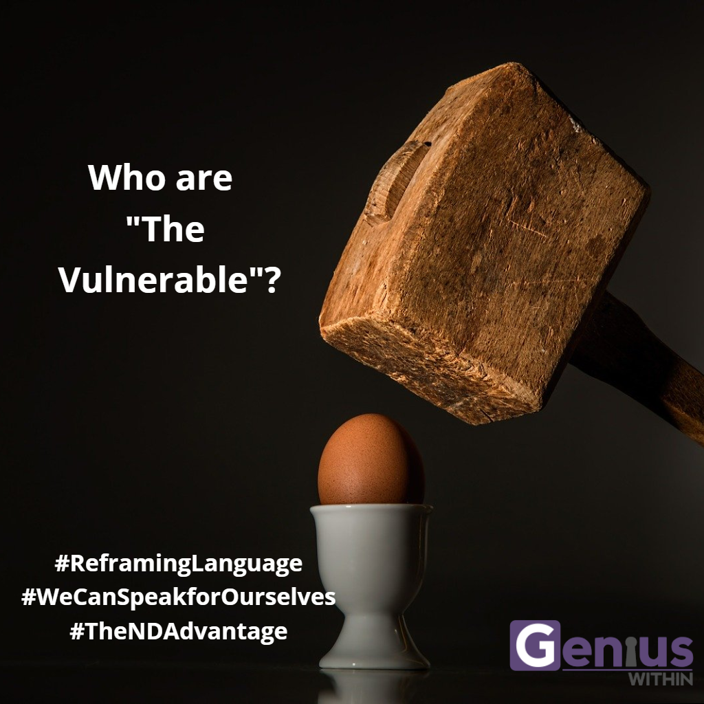 geniuswithinCIC's tweet photo. This @Forbes article from @NancyDoylePsych discusses #biased language with some great points from @singer_judy! #TheVulnerable? #TheDisabled? #TheSick? Time to #reframe & let people speak for themselves!
https://t.co/K884lpsPDD https://t.co/L9qWE4hPix