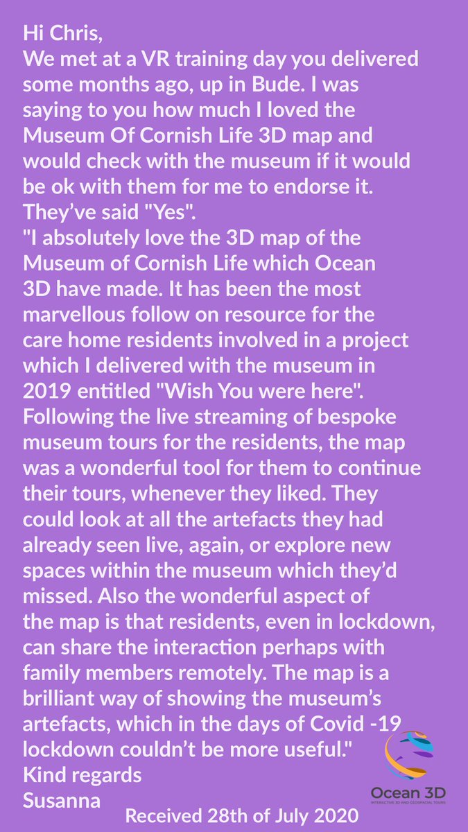 Ocean3DUK's tweet photo. Day

Made!

Unsolicited and totally out of the blue, this wonderful email arrived in my in-tray yesterday.
https://t.co/DjdkYMnicy https://t.co/a7WTuxephL