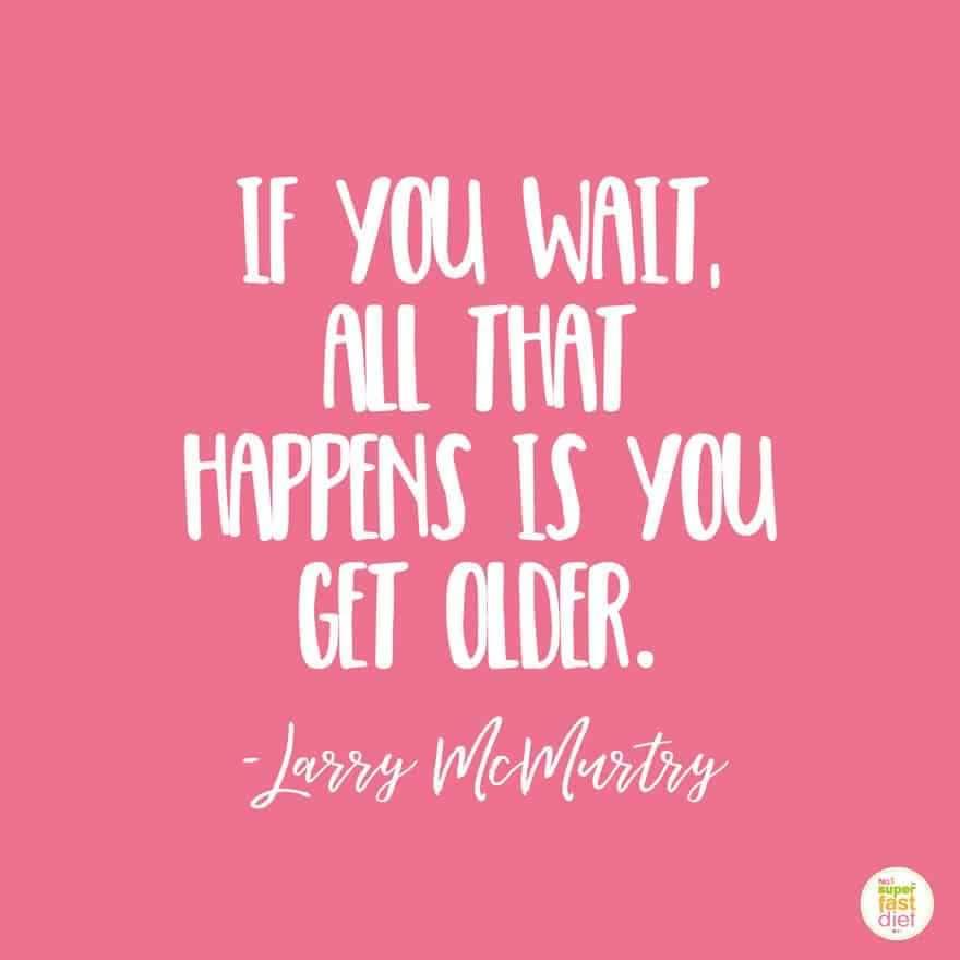 #WellnessWednesday Don't wait, seize the moment