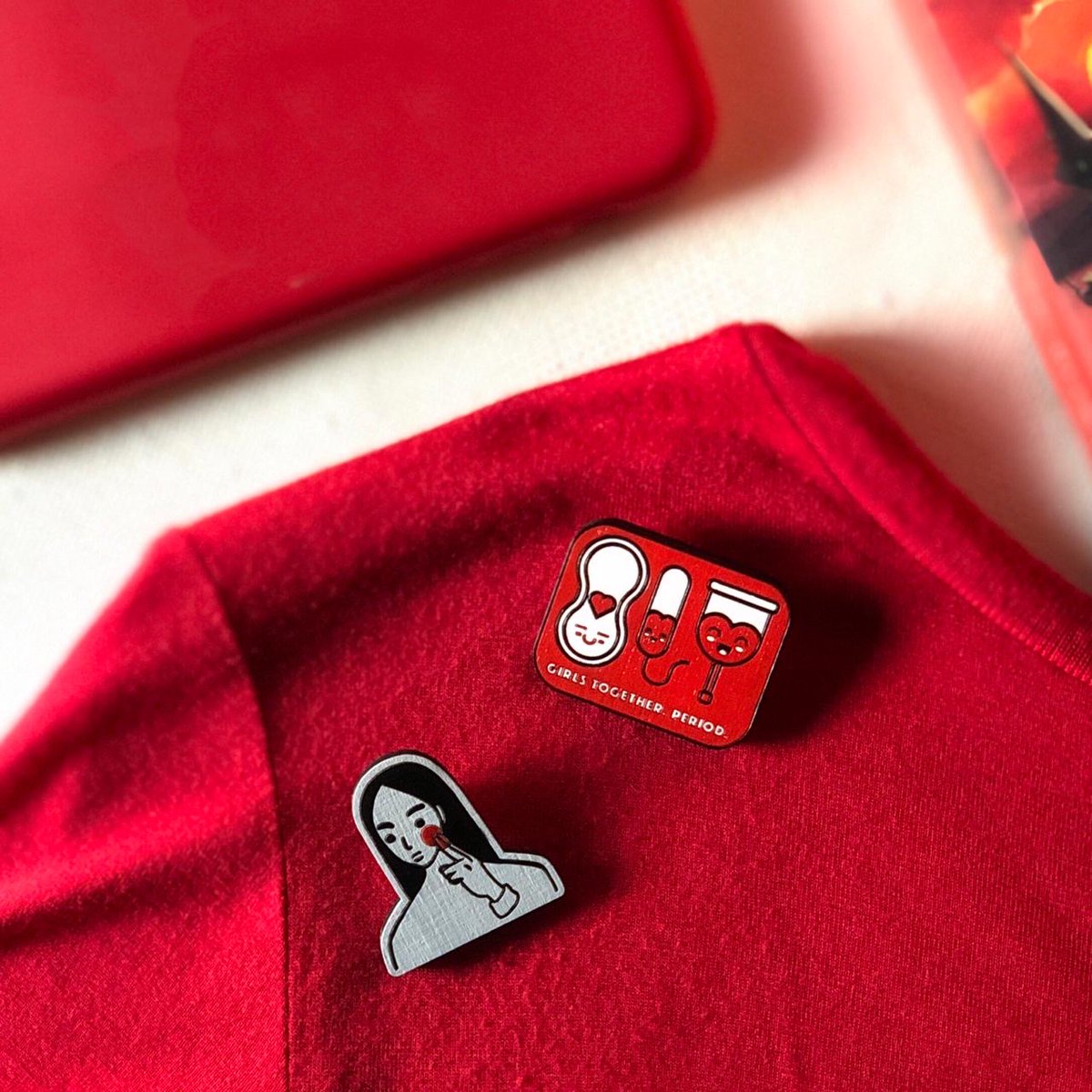 Kaboom_sc's tweet photo. Did you check out India's first-ever Menstruation themed pins? Isn't it cool?
We absolutely love this!
For more information, please visit https://t.co/qmPlFqiKey https://t.co/9ypwXAEQRB