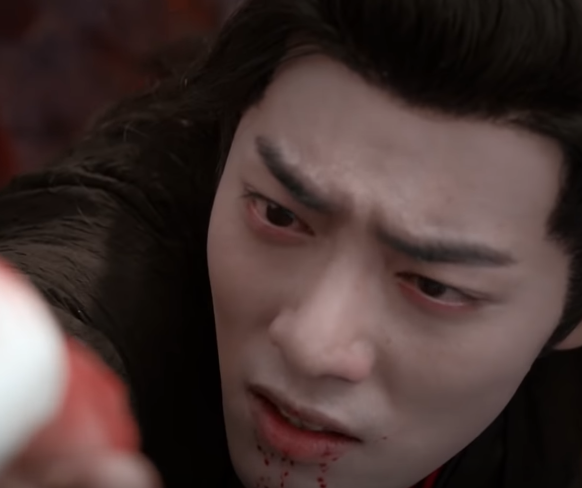 The face of a man who knows it's too late. He looks at their hands, face working.All of which is building up to where I'm actually even going with this, still, but this is the scene: grief, lose, resignation and determination.