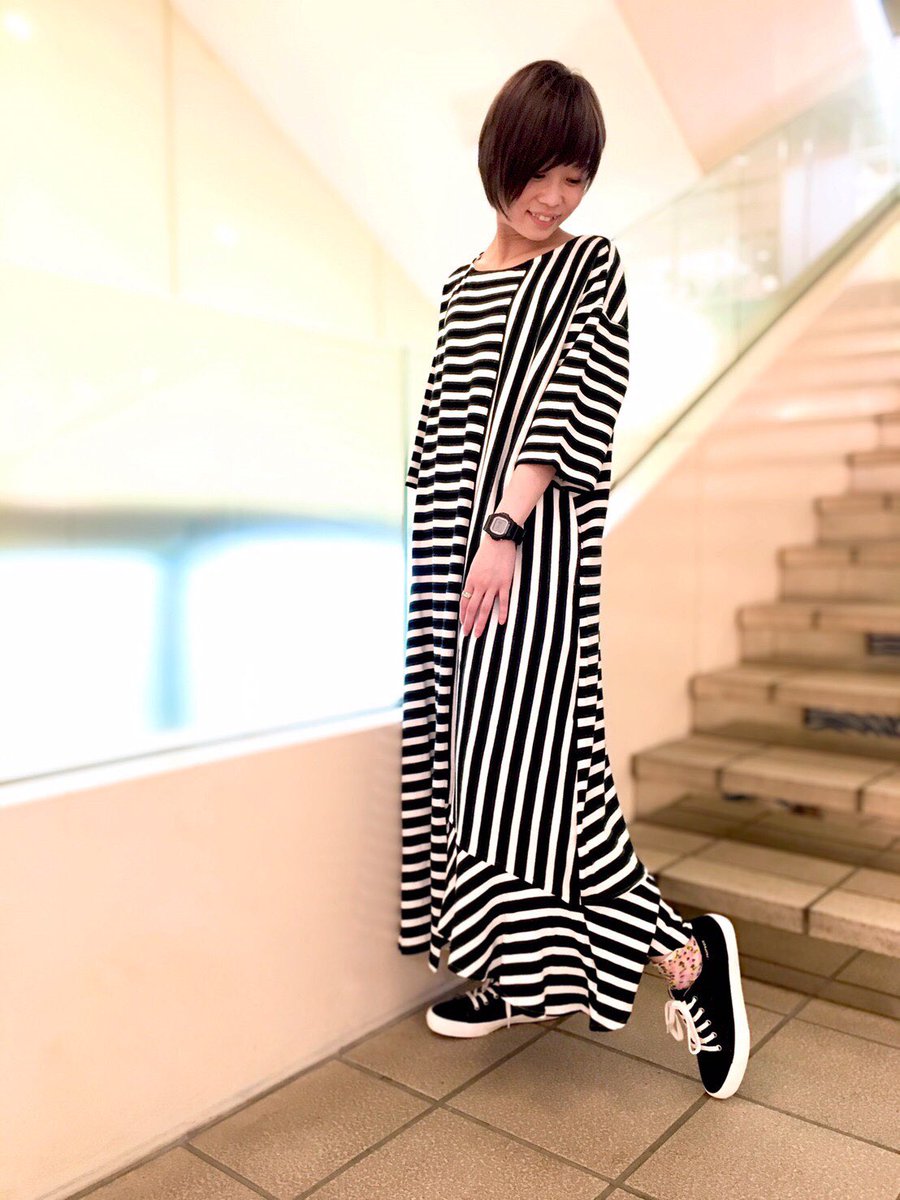 Frapbois Shop Official ラフォーレ原宿店 Shop Blogがupされました タッチ ボーダーワンピースを主役にコーディネート T Co Vm9lvwrg3q