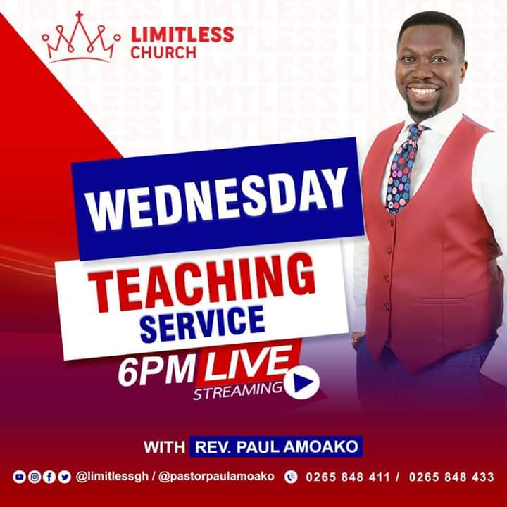 Krim_Achimota's tweet photo. Join our Teaching Service from anywhere in the world on Facebook Live or Family Tv if you’re in Ghana

#WednesdayTeachingService
#LIMITLESS2020 #WeAreLimitless https://t.co/aiZHLjO3Ij