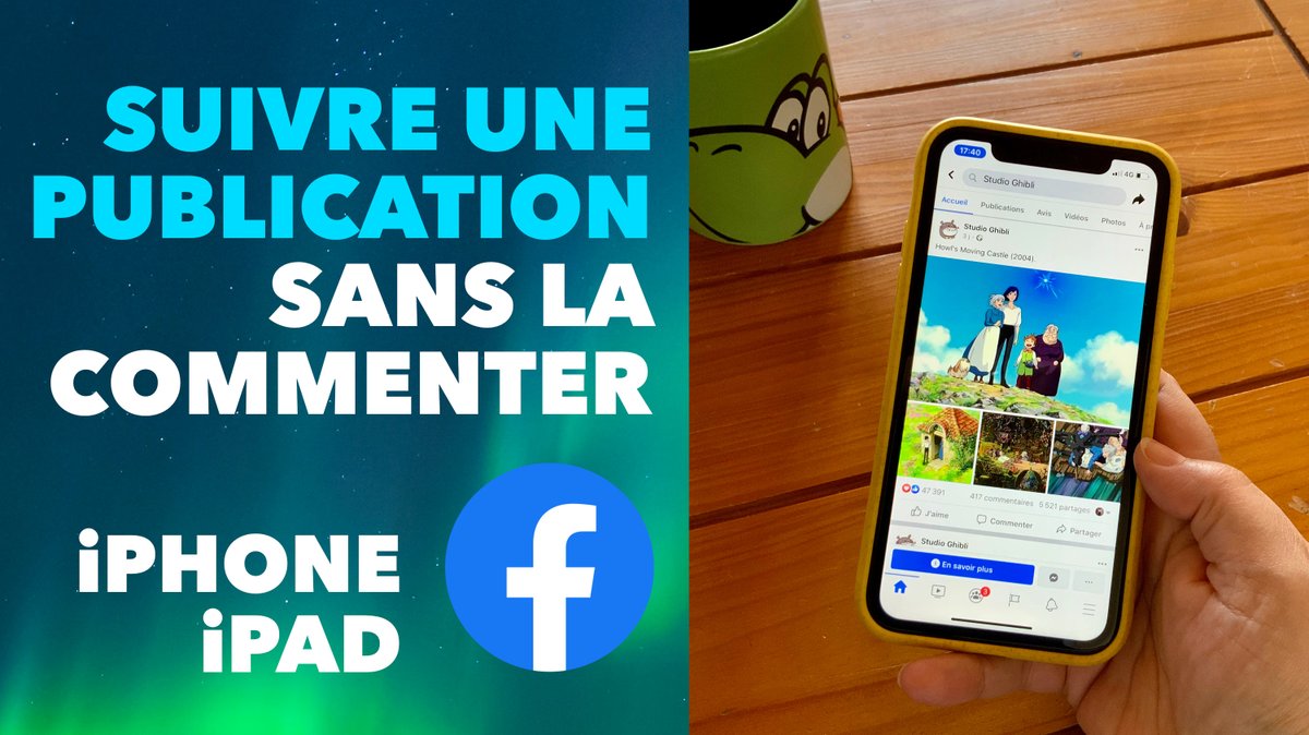AudreyCouleau's tweet photo. ⭐️ Nouvelle vidéo ⭐️
Suivre une publication Facebook sans la commenter et recevoir les notifications :
⇥ https://t.co/t8JXpZ86Bk
#Tips #Facebook #SocialMedia #iOS #Astuce #iPhone #iPad #iPadPro #Tech #HowTo #eLearning #RTisLove 🥰 https://t.co/ypEmaiLwGV