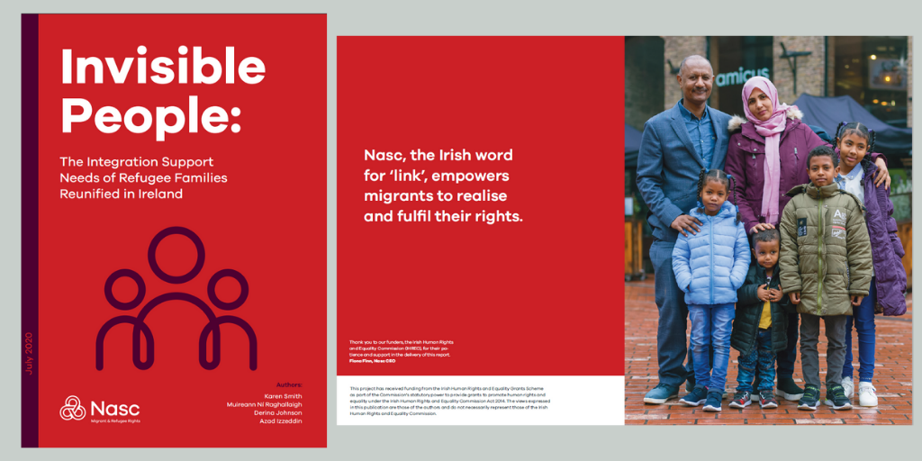 NascIreland's tweet photo. We were delighted to launch our #FamilyReunification report yesterday. You can download a copy of 'Invisible People: The Integration Support Needs of Refugee Families Reunified in Ireland' at the link below 👇

#InvisiblePeople 

https://t.co/FYAEYEOHzZ https://t.co/jgz2PdNeiE
