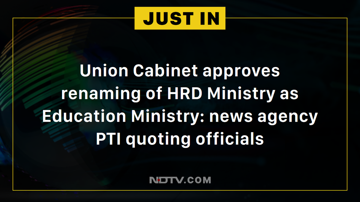 ndtv's tweet photo. #EducationMinistry https://t.co/wFxhE12jvY