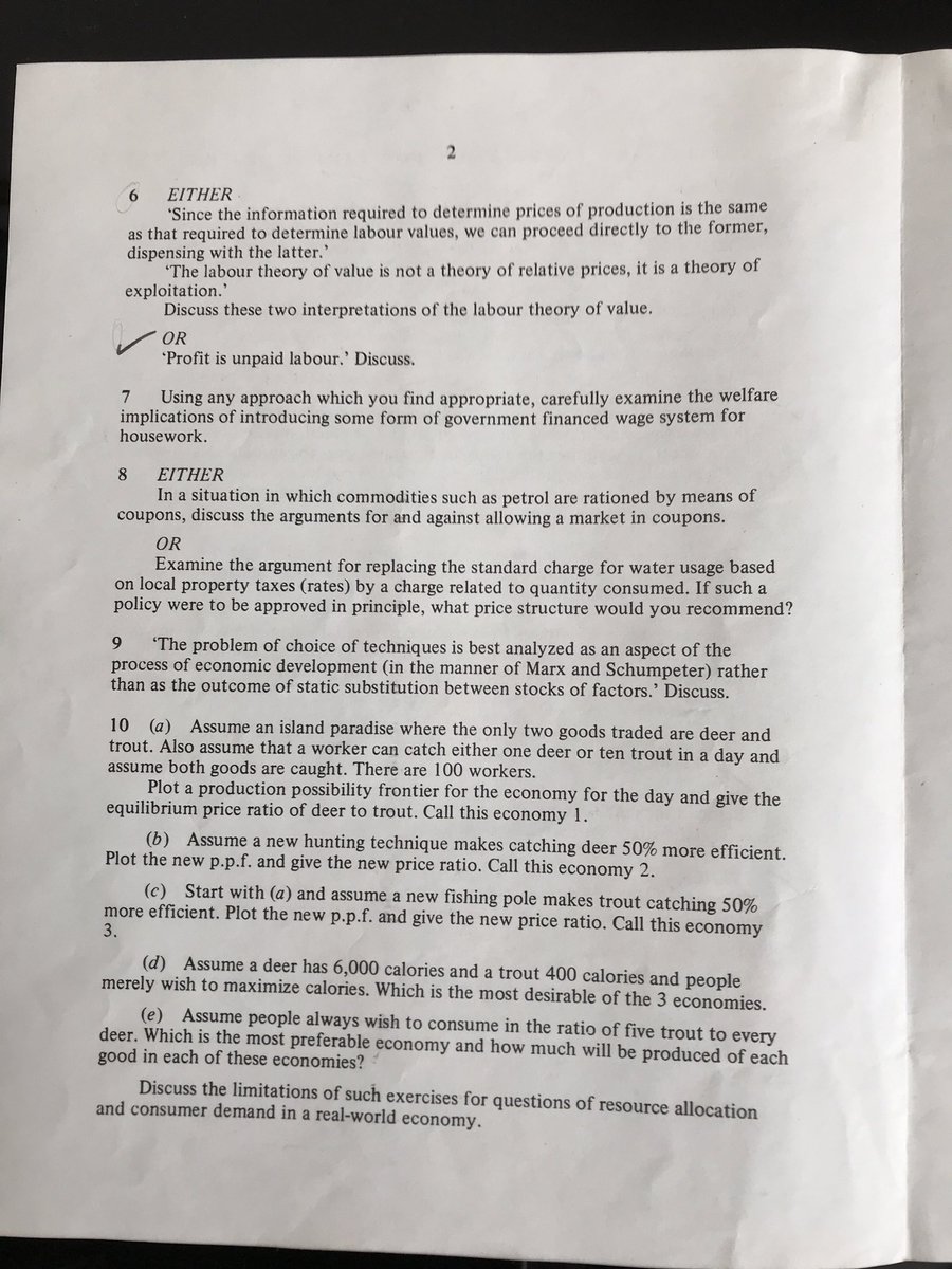 Paper 1 - Economic Principles