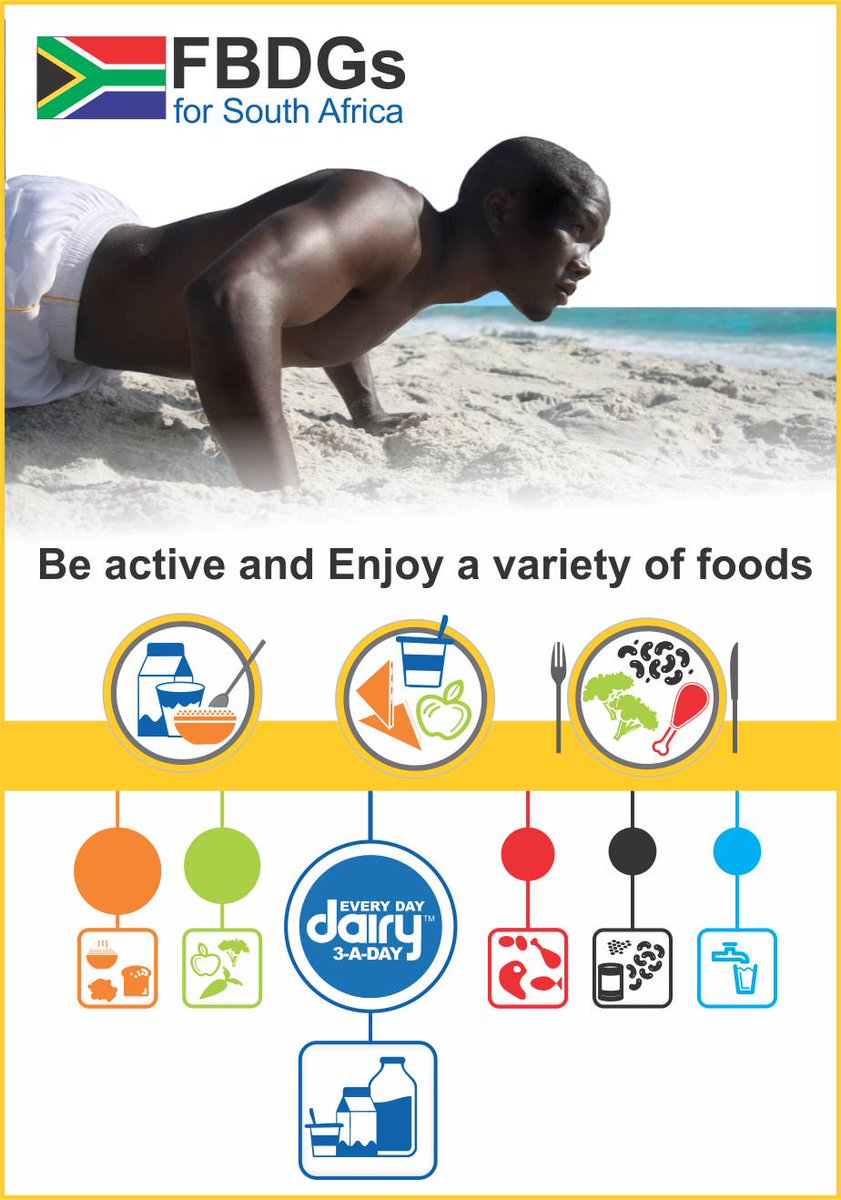 South Africa’s Food-Based Dietary Guidelines provide country-specific guidance to help us focus on balanced, healthy eating patterns to support a healthy immune system: Enjoy a variety of foods; Eat plenty of vegetables and fruit every day; Have milk, maas or yoghurt every day.