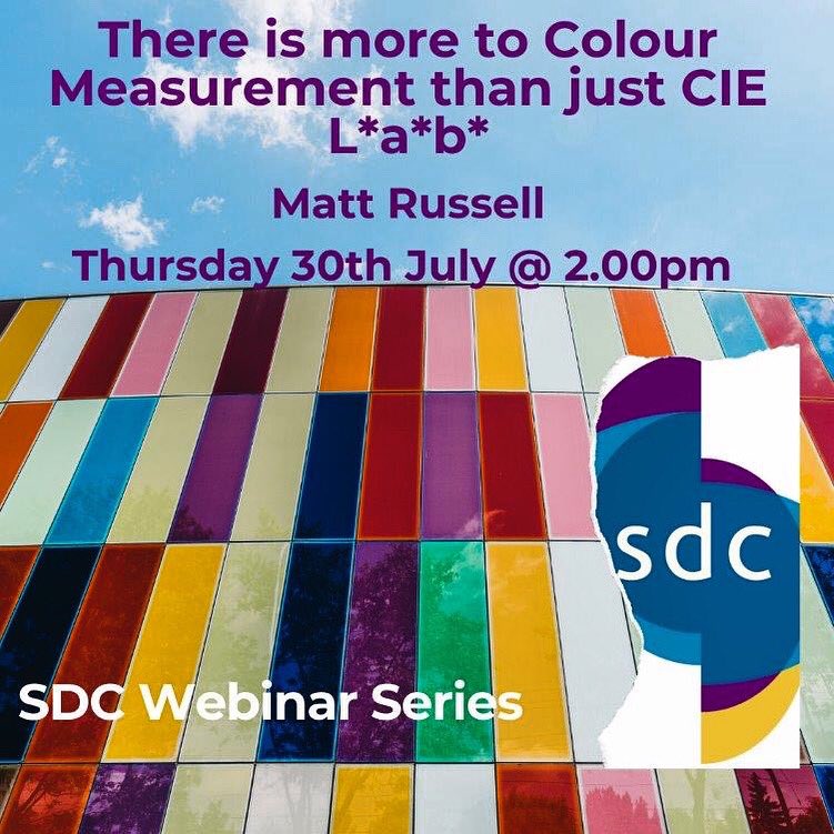 AngelaAckroyd's tweet photo. Refresh and reinforce your #colour knowledge! Register today for our next #webinar https://t.co/c25hr5KpDj #design #textiles #colourmeasurement #colourscience #coloureducation #sdccommunity #sdcconnects https://t.co/DrbzWTEASY