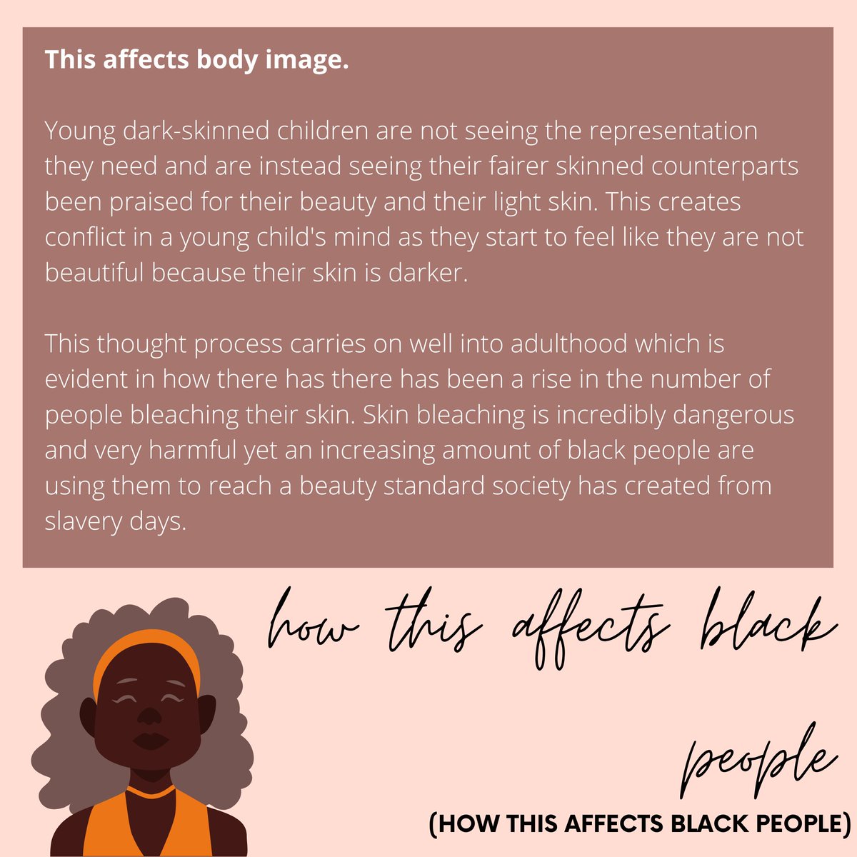 How society affects black self esteem: a thread( @ukisntinnocent on all social media)