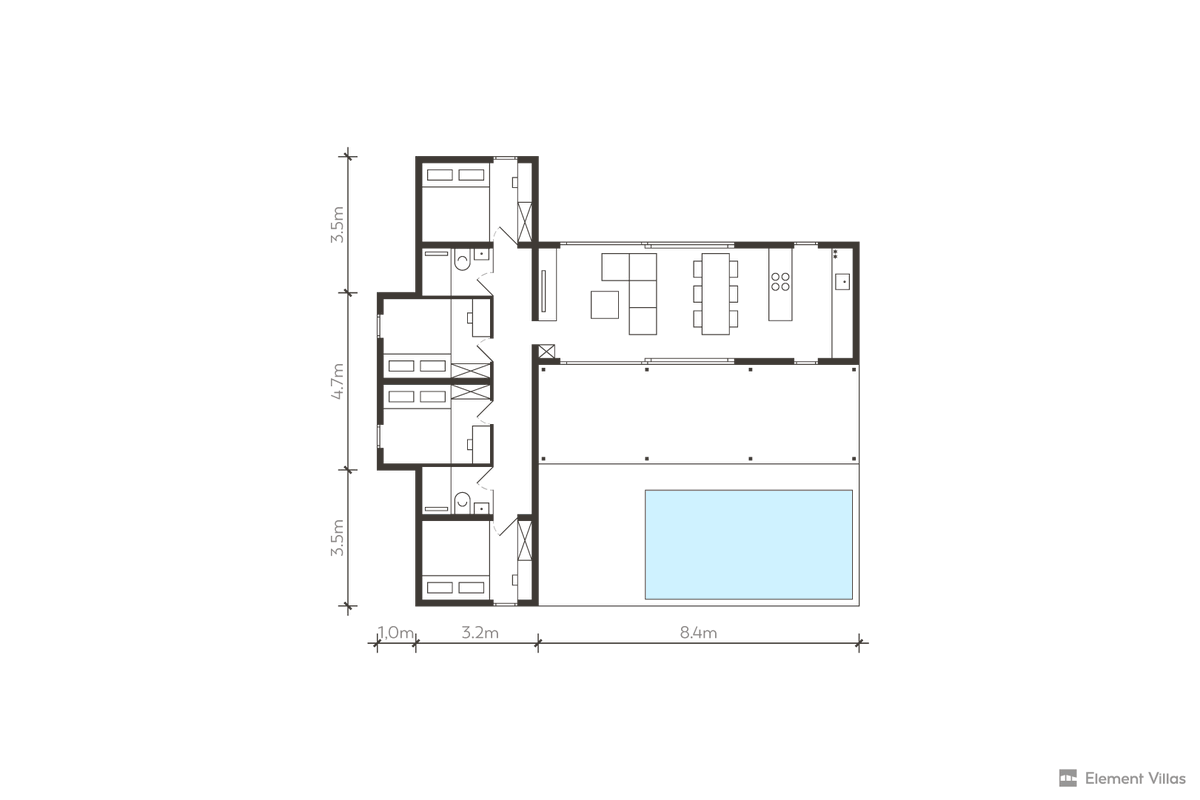 ElementVillas's tweet photo. [Wednesday Villa]
Our most exclusive and most luxurious living module is a perfect place to make beautiful memories that will last for a long time. > https://t.co/rGCQpxRi75
#elementvillas #madeincroatia #modularconstruction #modularhome #QbissOne #trimo #lovenature https://t.co/nVxkORDSdX
