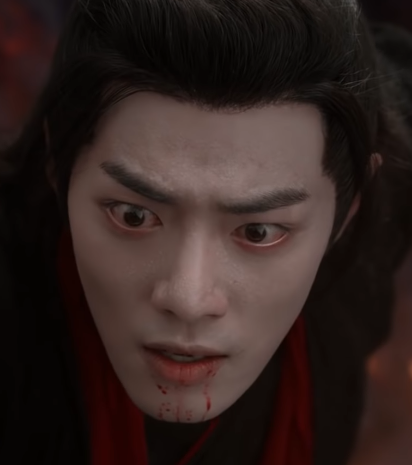 WWX: well the window of opportunity here is short.And that's when he yanks his hand free of Lan Wangji's.