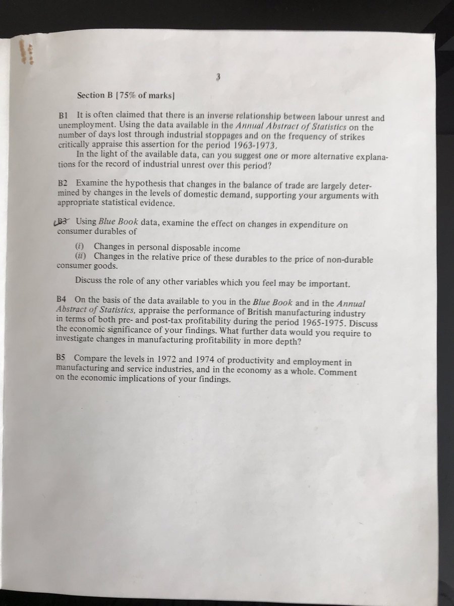 Paper 4 was Sociology and 6 was Maths, I don’t have those as they were optional with paper 3 - so here is the final compulsory Paper 5 - Economic & Social Statistics another 4hr epic.