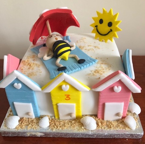BartonBeesWI's tweet photo. Some of the fabulous third birthday cakes made by our ladies, which we enjoyed after our zoom talk from @HowardMiddlebun We think at least one of them should apply for GBBO @WILifemagazine @WomensInstitute https://t.co/L4IsGsB68U