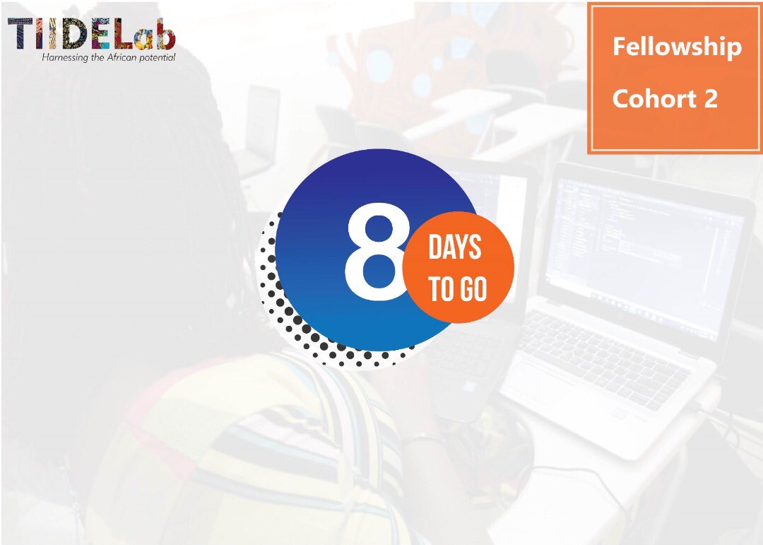 TIIDELab's tweet image. Officially 8 days till we kickstart #TIDELab Fellowship Cohort 2! 
-
5 months of hands-on Software development learning experience.

#softwaredeveloper #tiidelabfellowship #100DaysOfCode #innovators #techenthusiasts #programmers #8daystotiidelab #staysafe