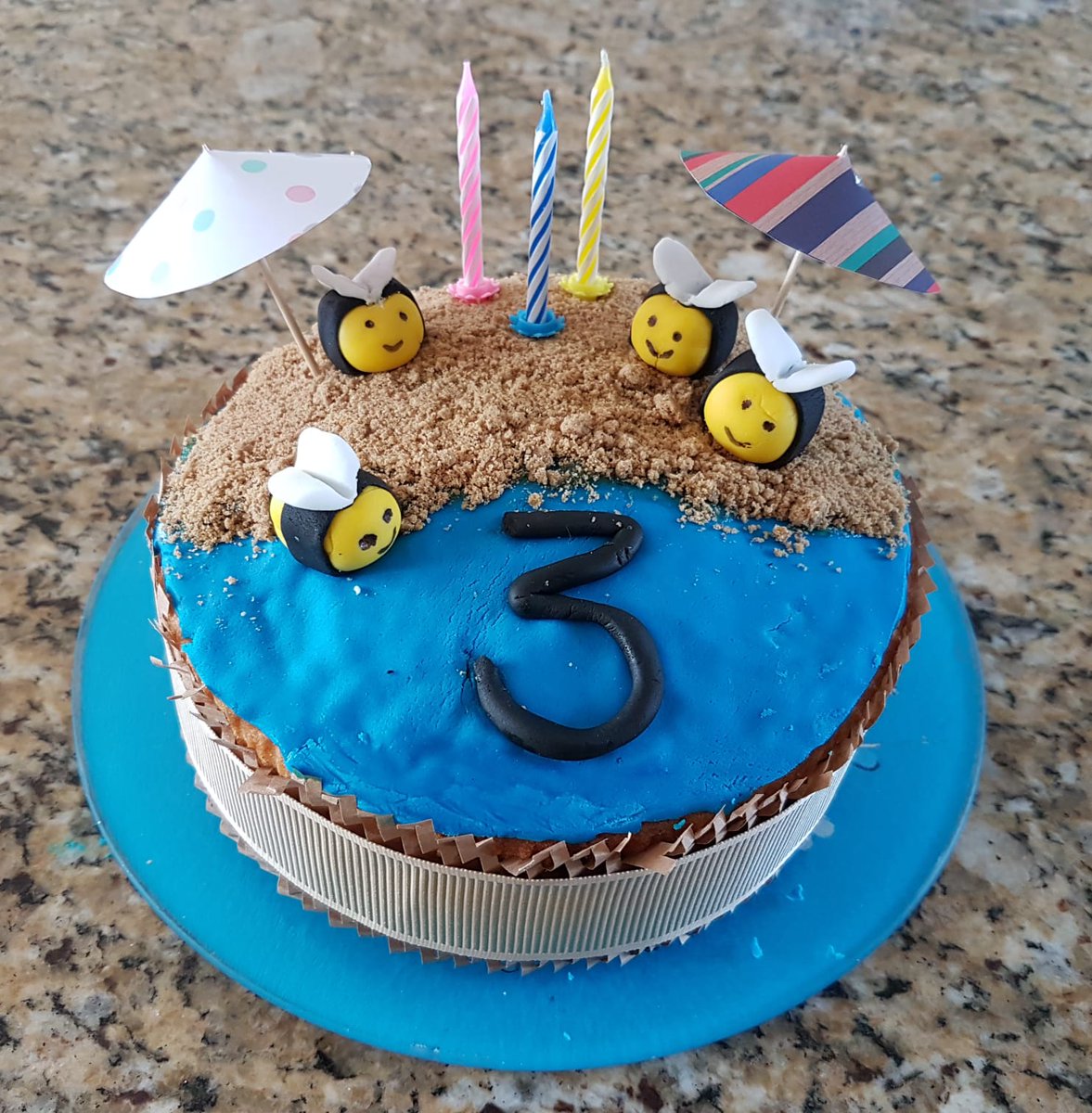 BartonBeesWI's tweet photo. Some of the fabulous third birthday cakes made by our ladies, which we enjoyed after our zoom talk from @HowardMiddlebun We think at least one of them should apply for GBBO @WILifemagazine @WomensInstitute https://t.co/L4IsGsB68U