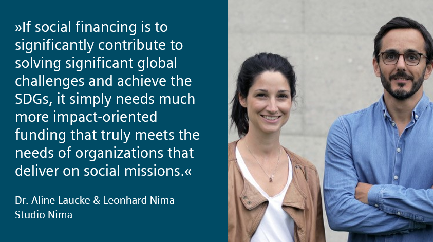 SiemensStiftung's tweet photo. Access to appropriate #funding remains a considerable challenge for the vast majority of #SocEnt around the world - that's why @StudioNima plead to keep the discussion going and find better solutions! 

Read more on the #epBlog👉https://t.co/wiXQnJ8Idy https://t.co/mVmU8igRET