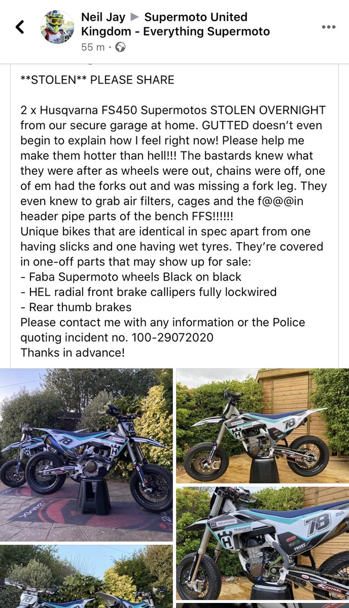 😡😡😡 please help to return these to rightful owner. A retweet would be appreciated <a href="/MCNnews/">Motor Cycle News</a> <a href="/jm130tt/">John McGuinness MBE</a> <a href="/JennyTinmouth/">Jenny Tinmouth</a> @DaveyTodd742 @Adamchildchad @acugary thank you in advance.